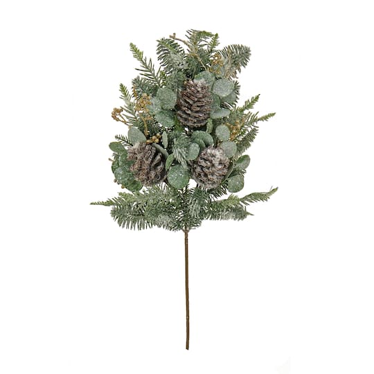 Glitter Frosted Pine &#x26; Eucalyptus Spray
